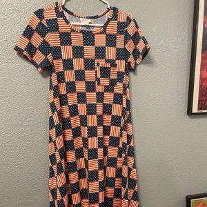 Lularoe Americana Carly Dress